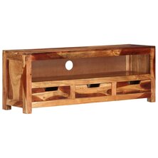 Tv-meubel 110x30x40 cm massief acaciahout