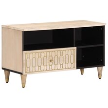 Tv-meubel 80x33x46 cm massief mangohout