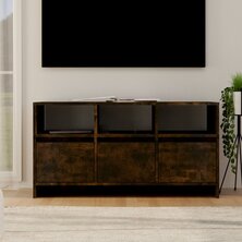 Tv-meubel 102x37,5x52,5 cm bewerkt hout gerookt eikenkleurig