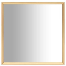 Spiegel 40x40 cm goudkleurig