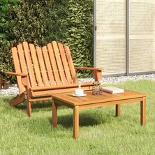 2-delige Loungeset Adirondack massief acaciahout