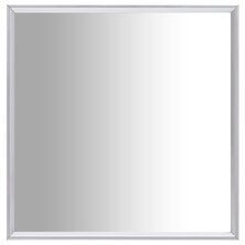 Spiegel 40x40 cm zilverkleurig
