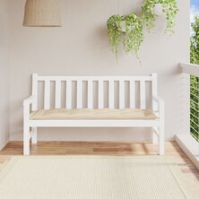 Tuinbankkussen 150x50x7 cm oxford stof beige