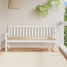 Tuinbankkussen 180x50x3 cm oxford stof beige