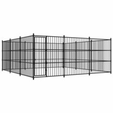 Hondenkennel voor buiten 450x450x185 cm