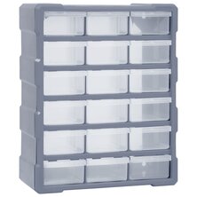 Organiser met 18 medium lades 38x16x47 cm