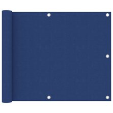 Balkonscherm 75x600 cm oxford stof blauw