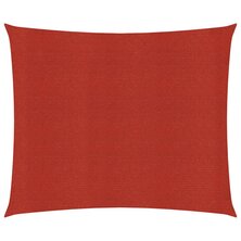 Zonnezeil 160 g/m&sup2; 2,5x2,5 m HDPE rood