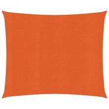 Zonnezeil 160 g/m&sup2; 3x3 m HDPE oranje