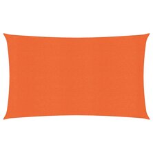 Zonnezeil 160 g/m&sup2; 2,5x5 m HDPE oranje