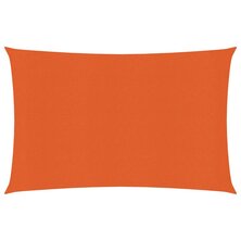 Zonnezeil 160 g/m&sup2; 3x4 m HDPE oranje