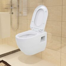 Wandtoilet keramiek wit