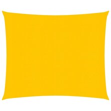 Zonnezeil 160 g/m&sup2; 2,5x2,5 m HDPE geel