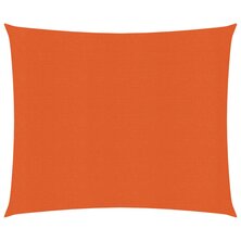 Zonnezeil 160 g/m&sup2; 2,5x3 m HDPE oranje