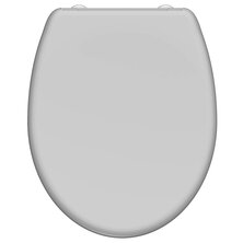 SCH&Uuml;TTE Toiletbril met soft-close quick-release GREY duroplast
