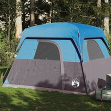 Tent 4-persoons waterdicht blauw