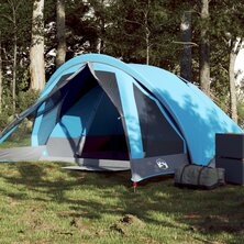 Tent 4-persoons waterdicht blauw