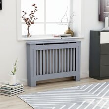 Radiatorombouw 112x19x81,5 cm MDF antraciet