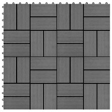 22 st Terrastegels 30x30 cm 2 m&sup2; HKC grijs