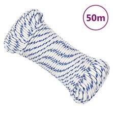 Boot touw 3 mm 50 m polypropyleen wit