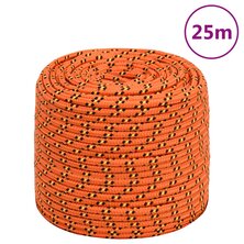 Boottouw 6 mm 25 m polypropyleen oranje