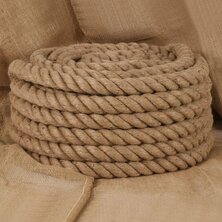 Touw 5 m lang 36 mm dik jute