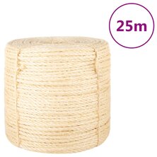 Touw 6 mm 25 m 100% sisal