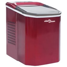 IJsblokjesmachine 1,4 L 15 kg/24 u rood