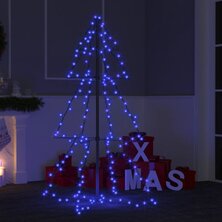 Kegelkerstboom 160 LED&apos;s binnen en buiten 78x120 cm