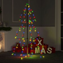 Kegelkerstboom 160 LED&apos;s binnen en buiten 78x120 cm