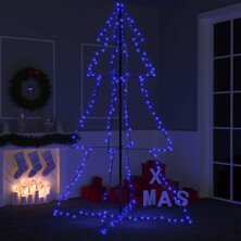 Kegelkerstboom 240 LED&apos;s binnen en buiten 118x150 cm