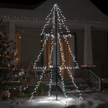 Kegelkerstboom 300 LED&apos;s binnen en buiten 120x220 cm