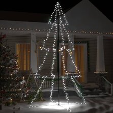 Kegelkerstboom 360 LED&apos;s binnen en buiten 143x250 cm