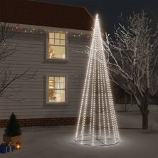 Kegelkerstboom 732 LED&apos;s koudwit 160x500 cm