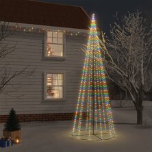 Kegelkerstboom 732 LED&apos;s meerkleurig 160x500 cm