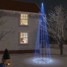 Kegelkerstboom 1134 LED&apos;s blauw 230x800 cm