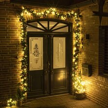 HI Kerstslinger met 80 warmwitte LED&apos;s 20 m