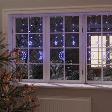 Lichtslinger ster en maan afstandsbediening 345 LED&apos;s blauw