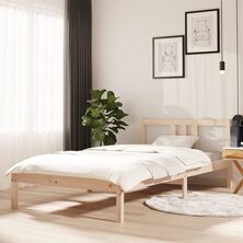 Bedframe massief hout 100x200 cm