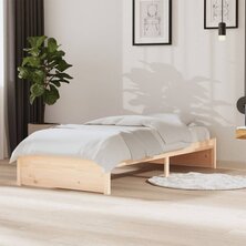 Bedframe massief hout 90x190 cm