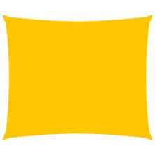 Zonnezeil 160 g/m&sup2; rechthoekig 2x2,5 m HDPE geel