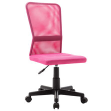 Kantoorstoel 44x52x100 cm mesh stof roze