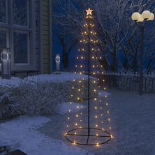 Kegelkerstboom 100 warmwitte LED&apos;s 70x180 cm