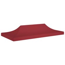 Partytentdak 270 g/m&sup2; 6x3 m bordeauxrood