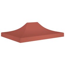 Partytentdak 270 g/m&sup2; 4x3 m terracotta