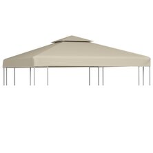 Vervangend tentdoek prieel 310 g/m&sup2; 3x3 m beige