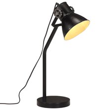 Bureaulamp 25 W E27 17x17x60 cm zwart