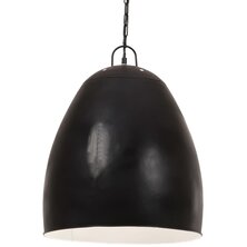 Hanglamp industrieel rond 25 W E27 42 cm zwart