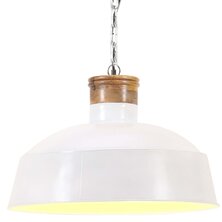 Hanglamp industrieel E27 58 cm wit