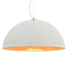 Hanglamp E27 &Oslash;50 cm wit en goud